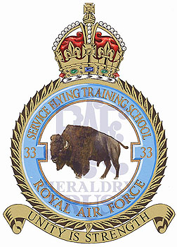 No 33 Service Flying Training School badge