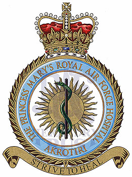 The Princess Mary's RAF Hospital Akrotiri badge