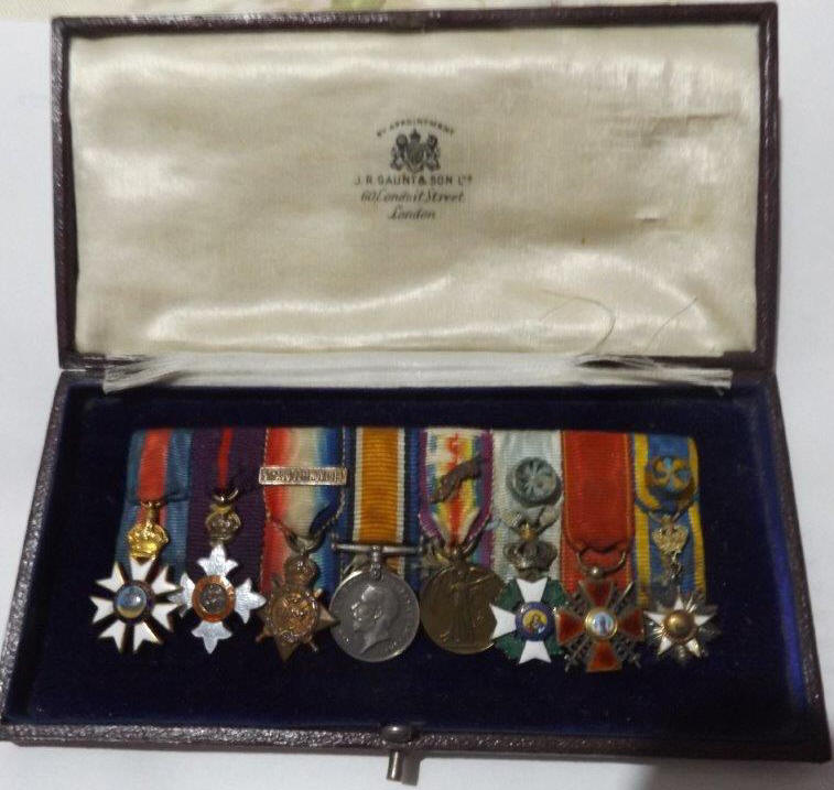 A/Cdre Herbert's medal group (miniatures)