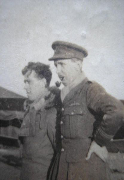 Capt M B Frew (left) and Capt Frith