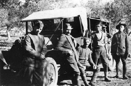 Will Adams and Lancia truck, Syrass Jan 15, 1918
