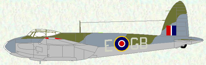 Mosquito IV (Series II) of No 105 Squadron)