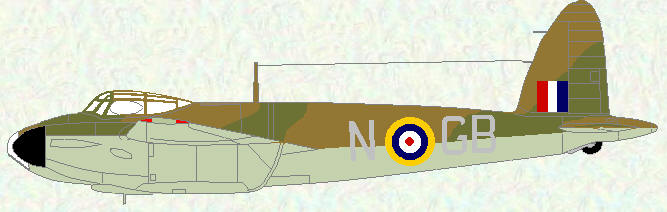 Mosquito IV (Series I) of No 105 Squadron