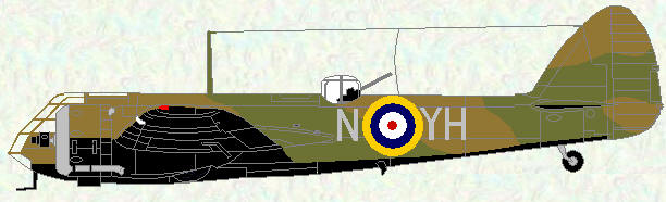 Bristol Blenheim of No 11 Squadron