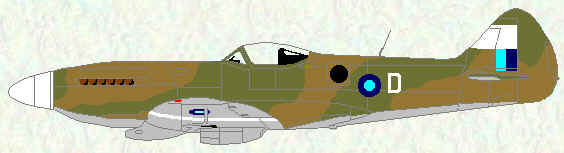 Spitfire XIV of No 11 Squadron (Malaya - 1945)