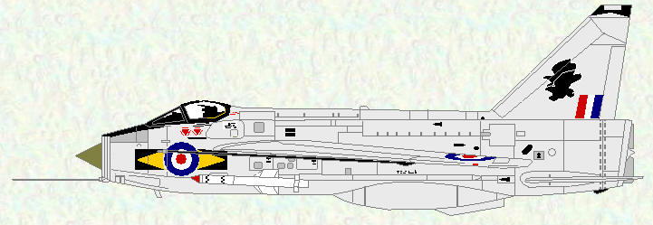 Lightning F Mk 3 of No 11 Squadron