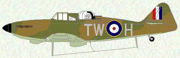 Defiant I of No 141 Squadron (day fighter scheme)