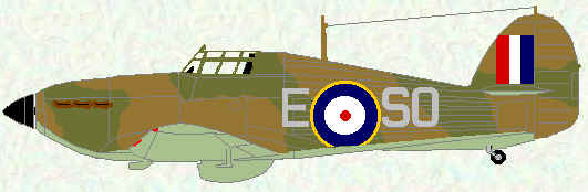 Hurricane I of No 145 Squadron (1940)