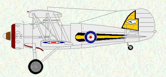 Gauntlet II of No 213 Squadron