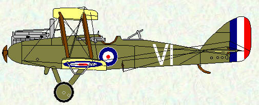 DH 9 of No 218 Squadron