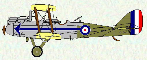 DH 9 of No 211 Squadron