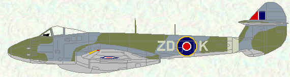 Meteor III of No 222 Squadron (1948)