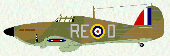 Hurricane I of No 229 Squadron