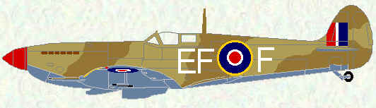 Spitfire IX of No 232 Squadron