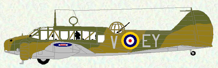Anson I of No 233 Squadron (camouflage scheme)