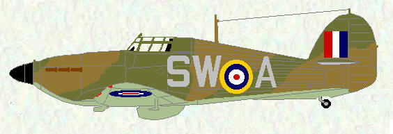 Hurricane I of No 253 Squadron