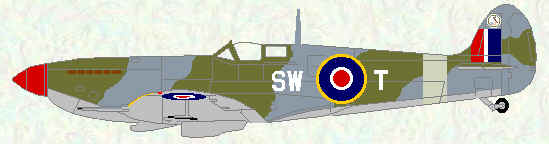 Spitfire IX of No 253 Squadron (Italy 1946)