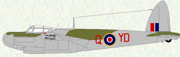 Mosquito XXX of No 255 Squadron