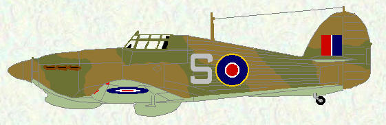 Hurricane IIB of No 258 Squadron