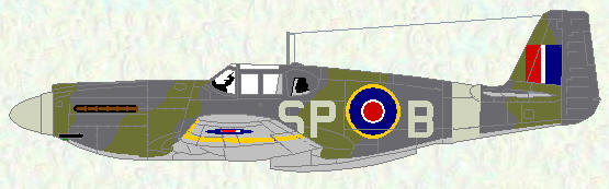 Mustang I of No 400 Squadron (US style colurs)