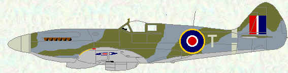 SpitfireXIV of No 401 Squadron