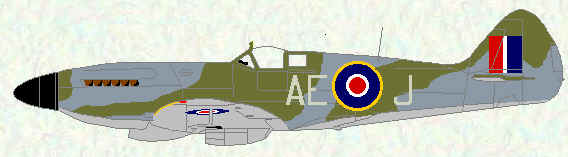 Spitfire XIVE of No 402 Squadron