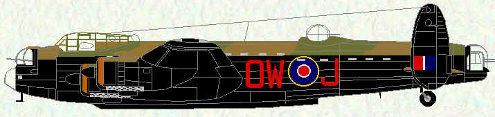 Lancaster II of No 426 Squadron