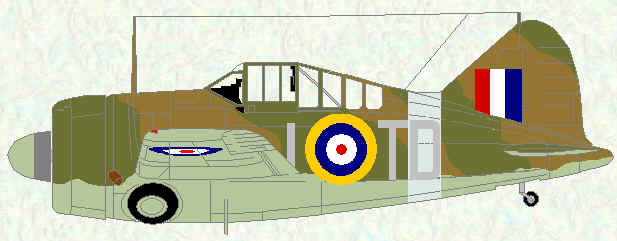 Buffalo I of No 453 Squadron
