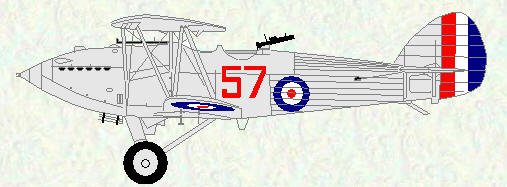 Hawker Hart of No 57 Squadron