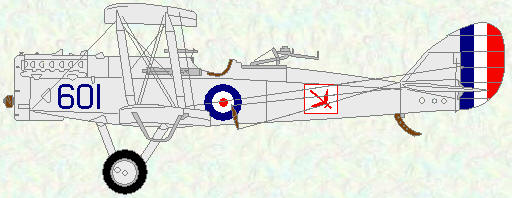 DH 9A of No 601 Squadron