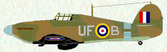 Hurricane I of No 601 Squadron (1941)