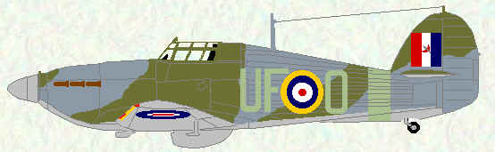 Hurricane IIb of No 601 Squadron (1941)