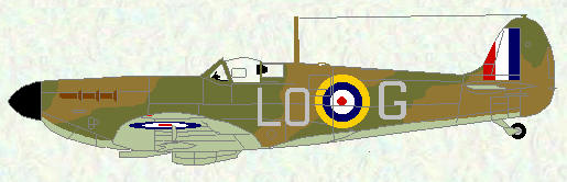 Spitfire I of No 602 Squadron (sky undersurfaces)