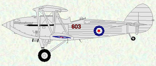 Hawker Hind of No 603 Squadron