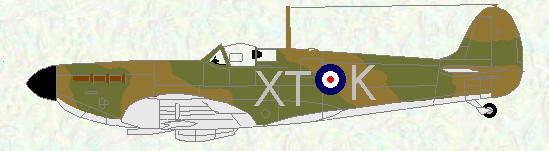 Spitfire I of No 603 Squadron (early markings)