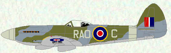 Spitfire F Mk 22 of No 608 Squadron