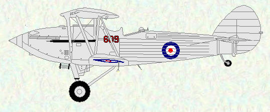 Hawker Hind of No 609 Squadron