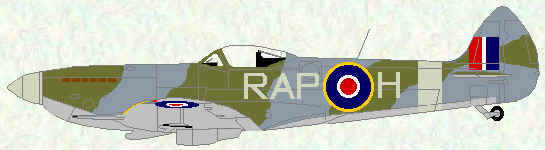 Spitfire LF Mk 16E of No 609 Squadron (Reserve Command - 1949)
