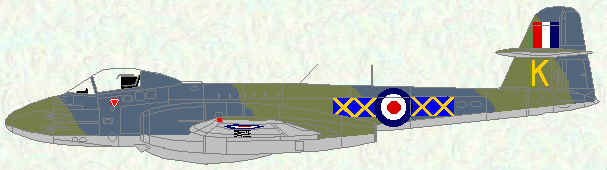 Meteor F Mk 8 of No 609 Squadron