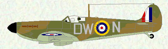 Spitfire I of No 610 Squadron