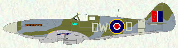 Spitfire XIV of No 610 Squadron
