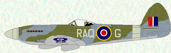 Spitfire F Mk 22 of No 610 Squadron