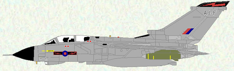 Tornado GR Mk 1B of No 617 Squadron (All Grey scheme)