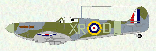 Spitfire IIA of No 71 Squadron