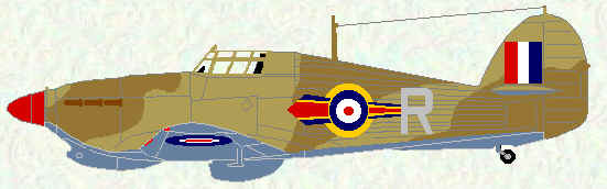 Hurricane IIB of No 73 Squadron