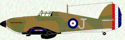 Hurricane I of No 73 Squaddron (France - March 1940)