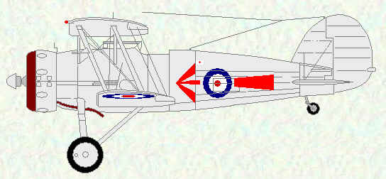 Gauntlet II of No 79 Squadron