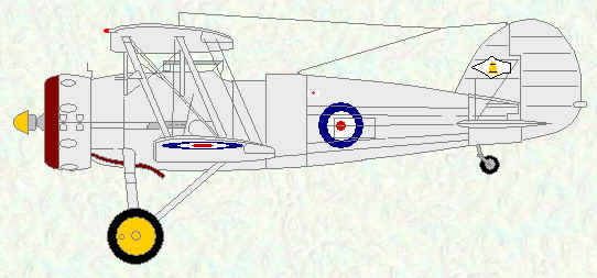 Gauntlet II of No 80 Squadron