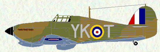 Hurricane I of No 80 Squadron