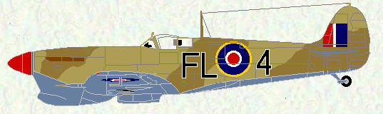 Spitfire VC of No 81 Squadron